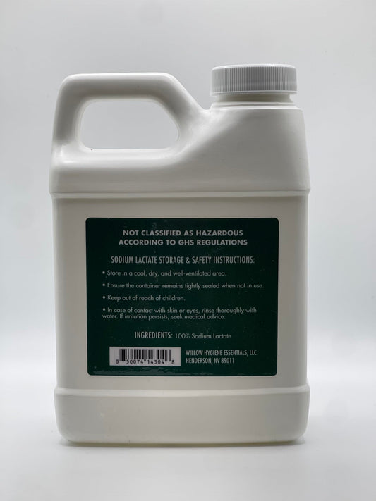 Sodium Lactate, 60% USP Pure Natural Preservative, Cosmetic Grade, Sodium Lactate Liquid, 16 oz.