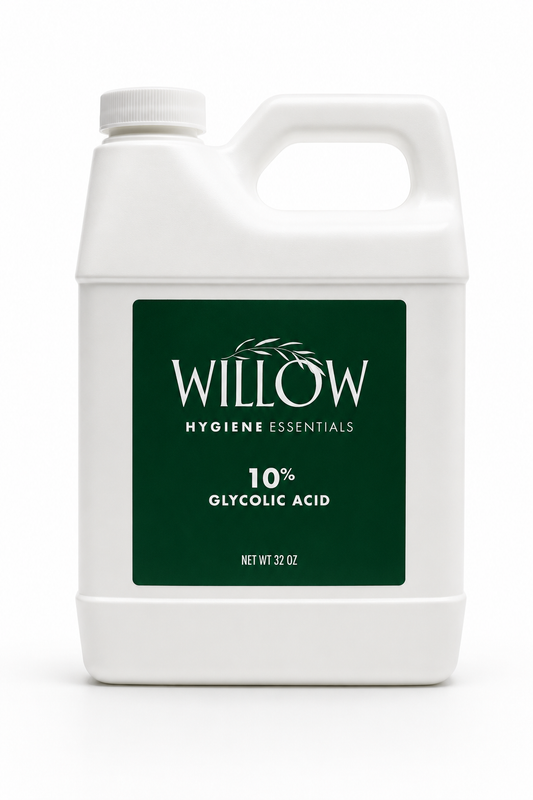 Glycolic Acid 10%,Pure Glycolic Acid Liquid, Glycolic Acid for Makeup, Serum, Toner & Lotion, Industrial Cosmetic Application, Skin & Hair Care Product, Glycolic Acid Bulk, Manufactured in USA, 32 oz