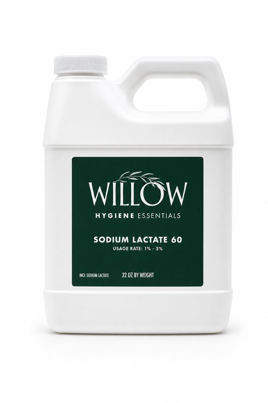 Sodium Lactate, 60% USP Pure Natural Perservative Made in The USA, Sodium Lactate for Soap Making and lotions, Cosmetic Grade, 32 oz.