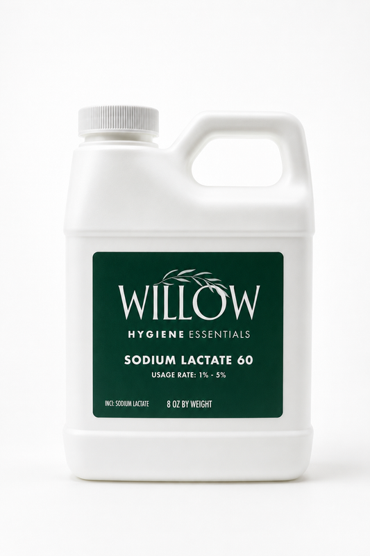 Sodium Lactate, 60% Pure Natural Perservative, Made in The USA, Sodium Lactate Used for Making Soaps and lotions, Sodium Lacate Liquid, 8 oz.
